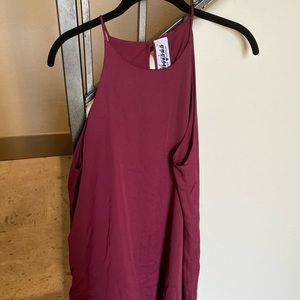 Maroon Meghan Los Angeles Tank dress - medium